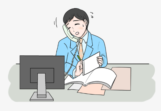 등교 알림 전화가 끝나지 않음
